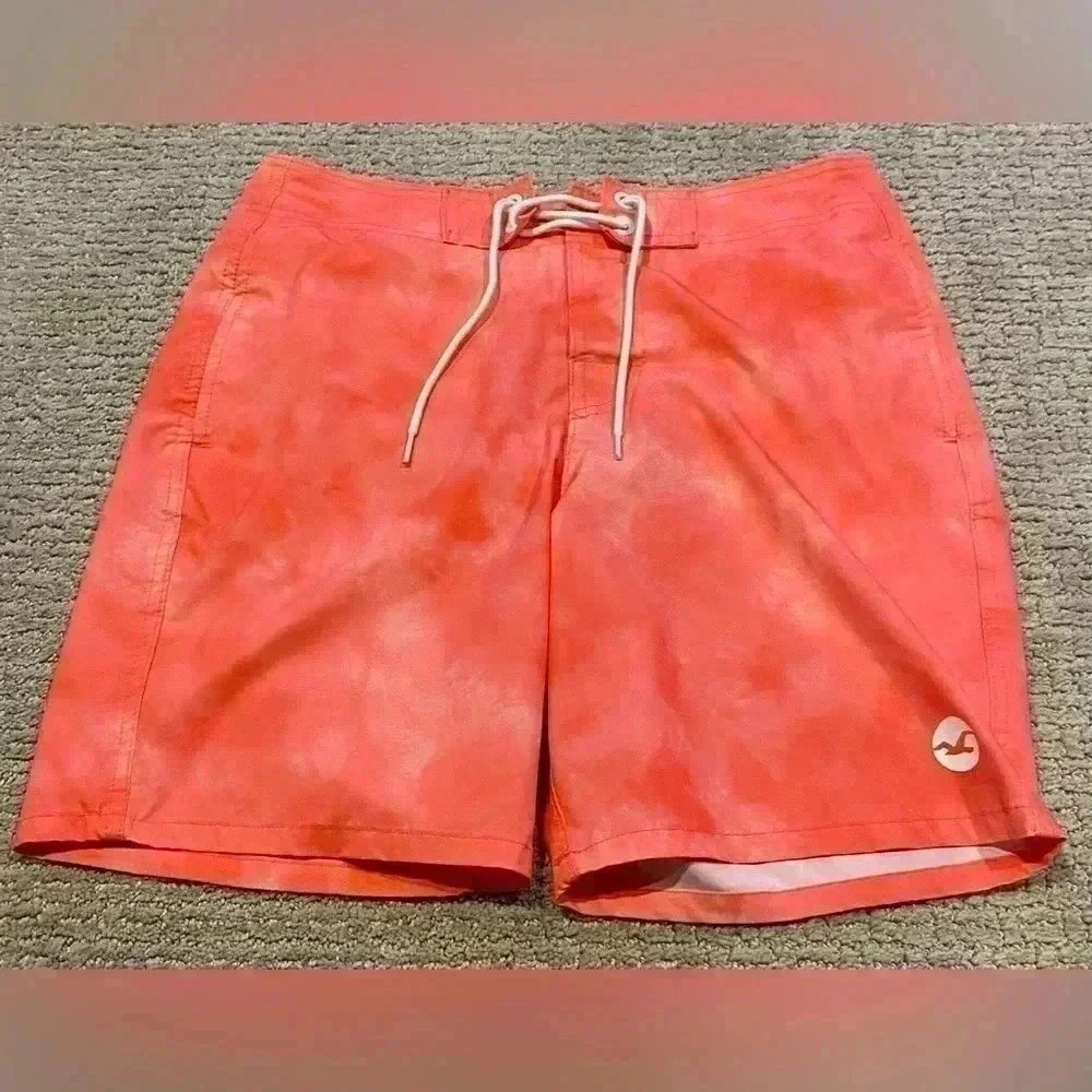 HOLLISTER Broad Shorts Swim Trunks Pink Men’s Size 30